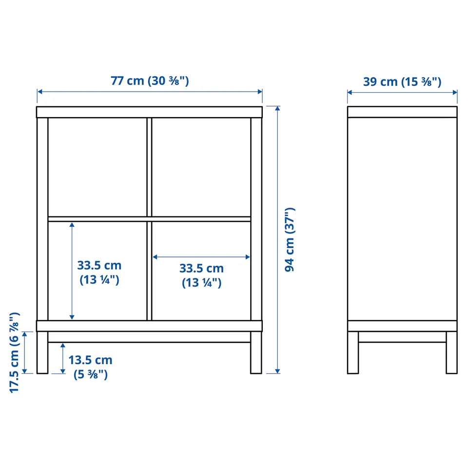 part: KALLAX shelving unit with underframe