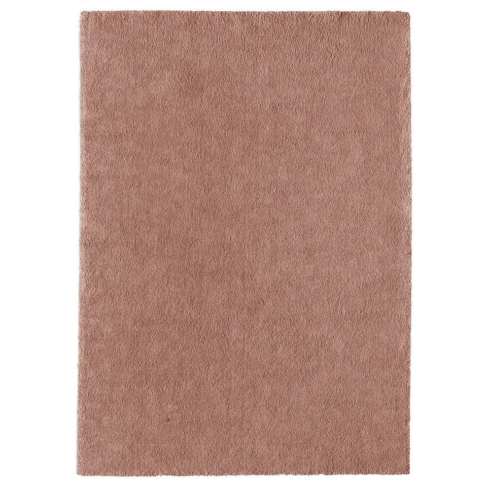STOENSE Rug, low pile, pale pink, 170x240 cm