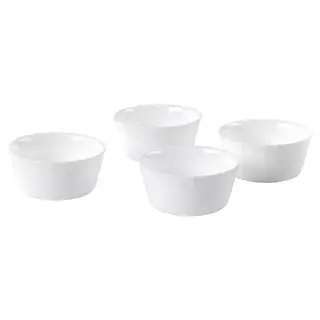 FISKTÄRNA pie dish, white, Height 5 cm