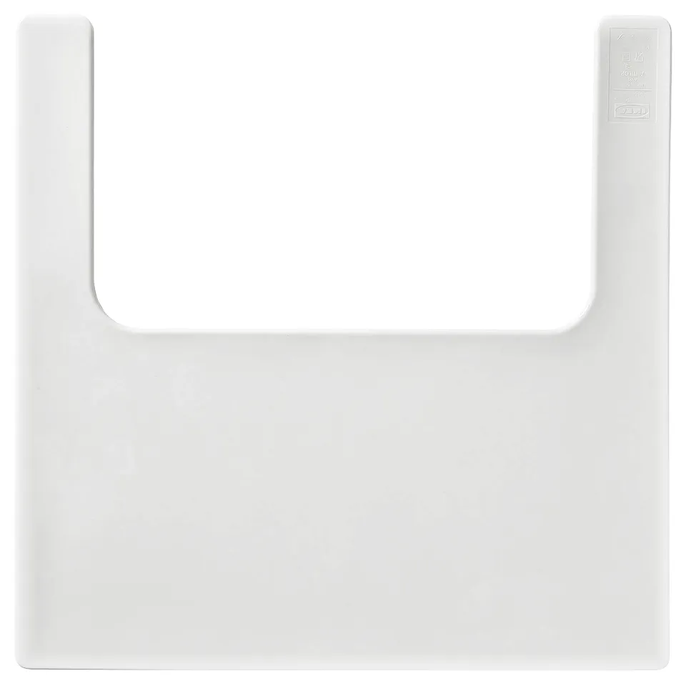White square ANTILOP place mat, smooth silicone rubber surface, minimalist design.
