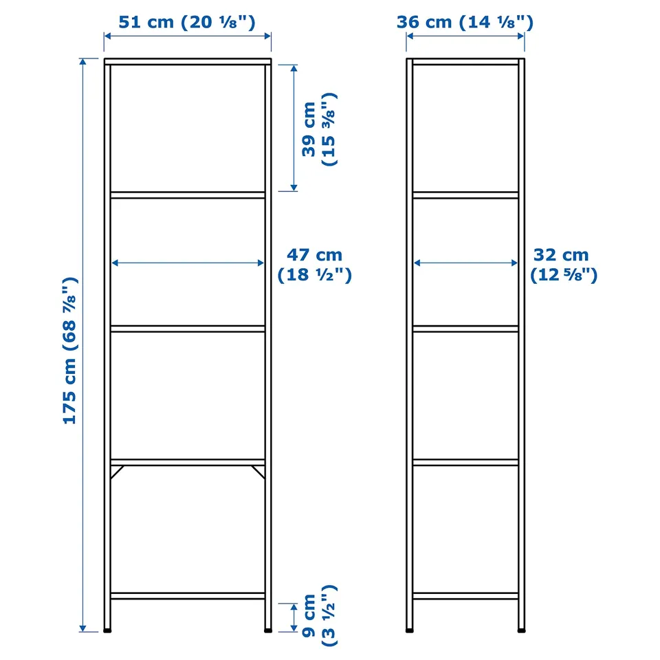 Illustration with measurements for the product: LAGKAPTEN/ELDBERGET.