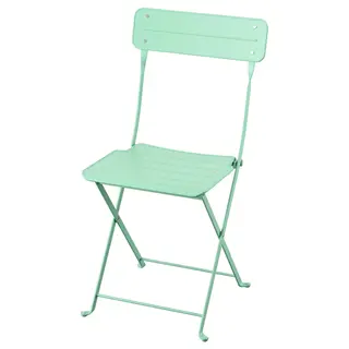 SUNDSÖ folding chair, light green outdoor, Width 43 x Depth 46 x Height 84 cm