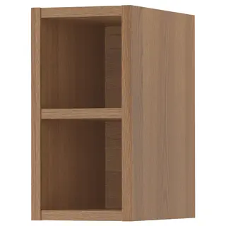 VADHOLMA open storage, brown/stained ash, 20x37x40 cm