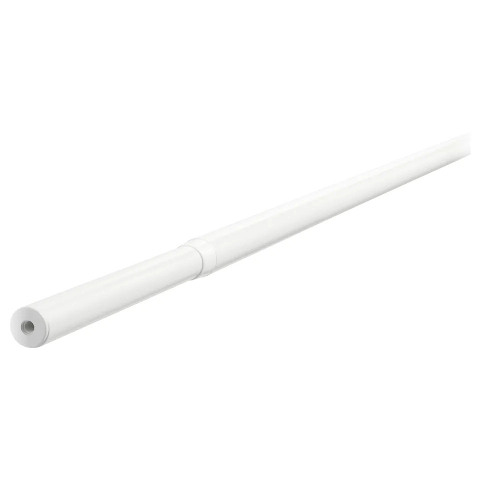 RÄCKA white adjustable metal curtain rod.