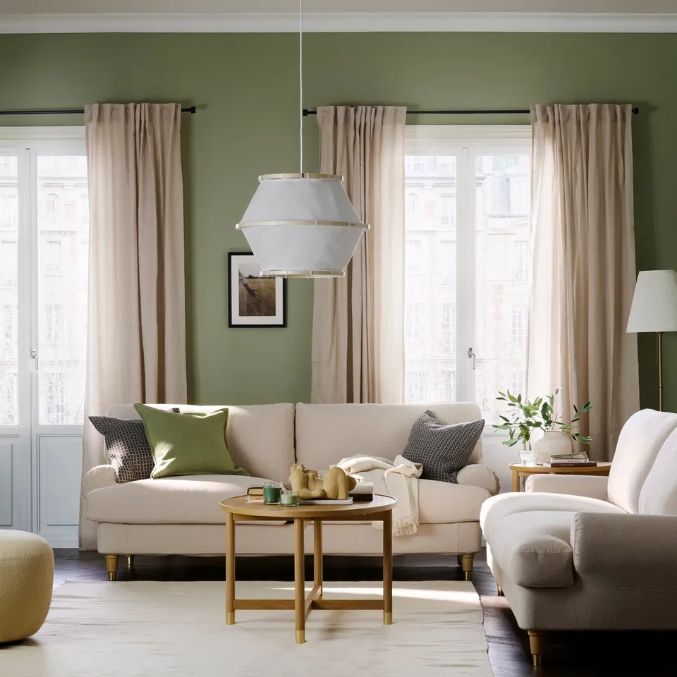 VALNÄS 2-seat sofa, Knäbäck light beige