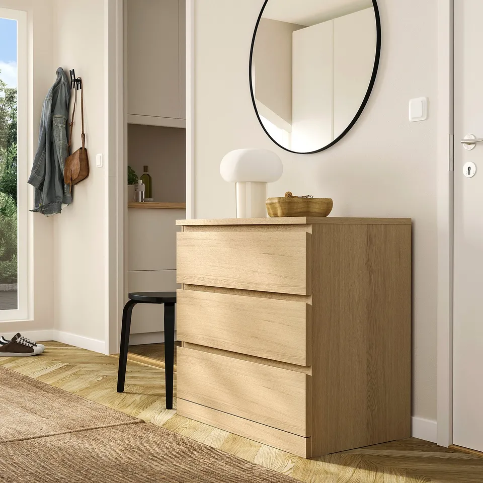 part: MALM chest of 3 drawers