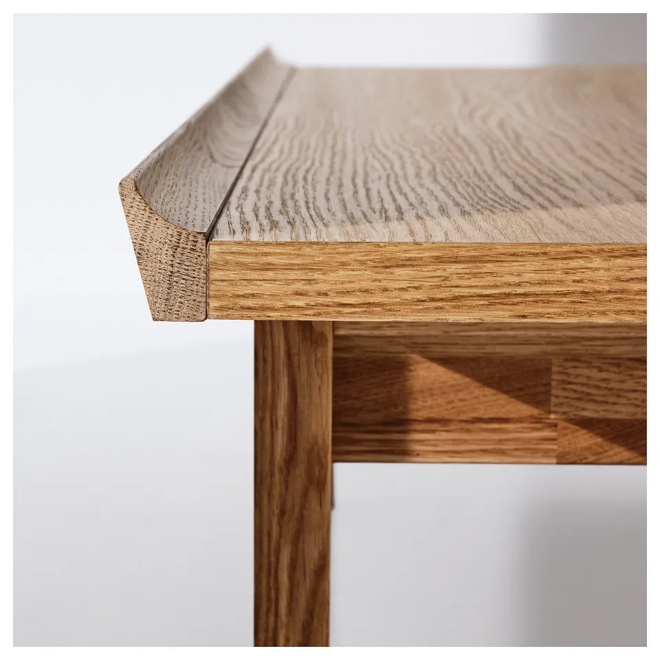 GUTTANE Coffee table, oak, 116x39 cm