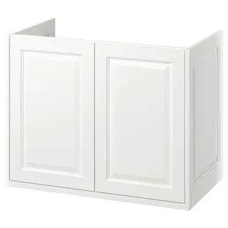 TÄNNFORSEN wash-stand with doors, white, 80x48x63 cm