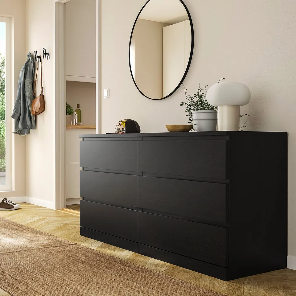 part: MALM chest of 6 drawers