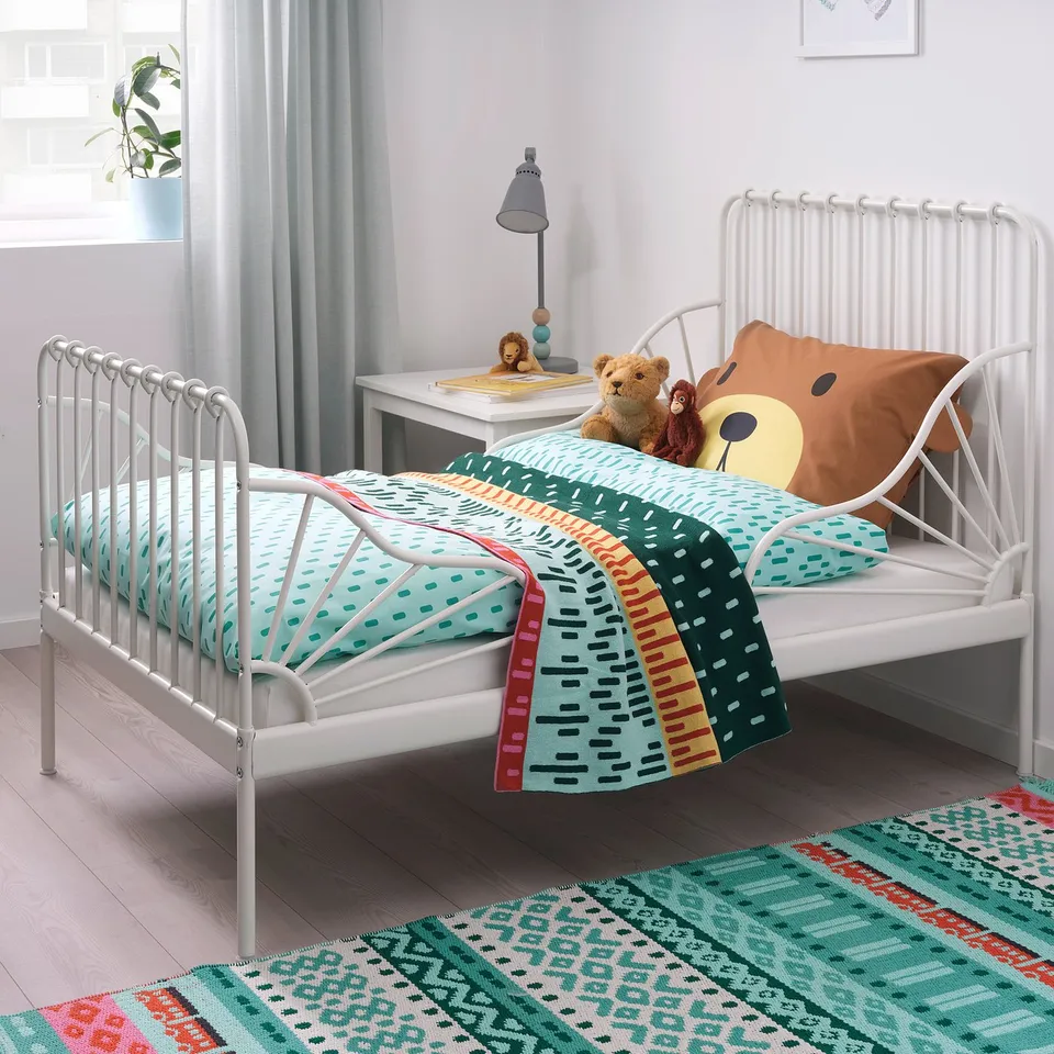 part: MINNEN ext bed frame with slatted bed base