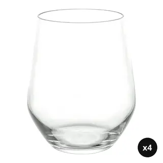 IVRIG set: glass x4, clear glass, 45 cl