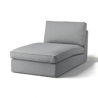 KIVIK chaise longue, Tibbleby beige/grey, Width 90 x Depth 163 x Height 83 cm