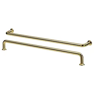 BAGGANÄS handle, brass-colour, 335 mm