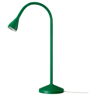 NÄVLINGE LED desk lamp, green, Length 66 x Height 52 cm