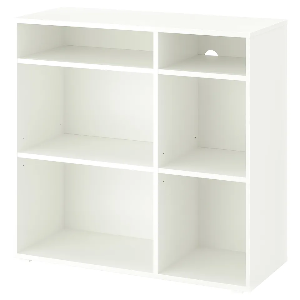 part: VIHALS shelving unit with 4 shelves