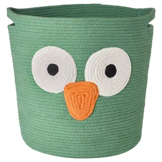 UPPSTÅ storage bag, braided/green, 35 cm