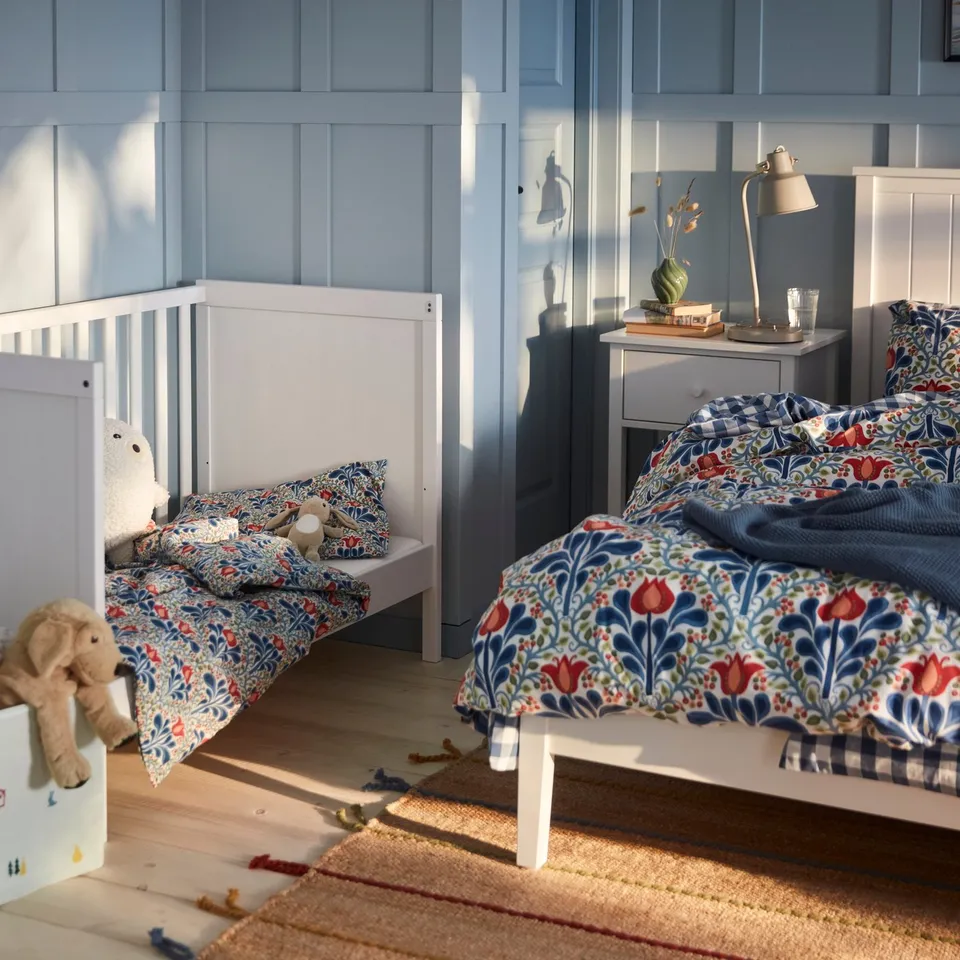 part: SÄTERVIDE duvet cover 1 pillowcase for cot