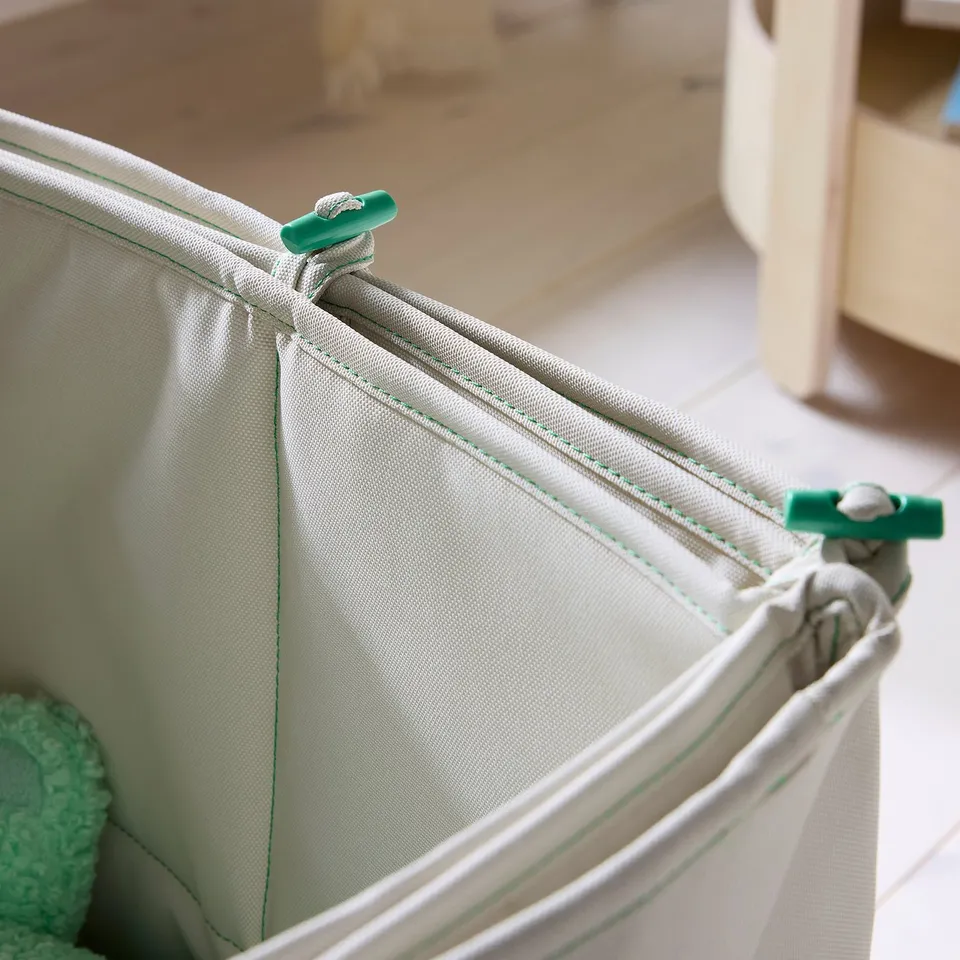 GREJSIMOJS Mat/storage box, foldable/beige