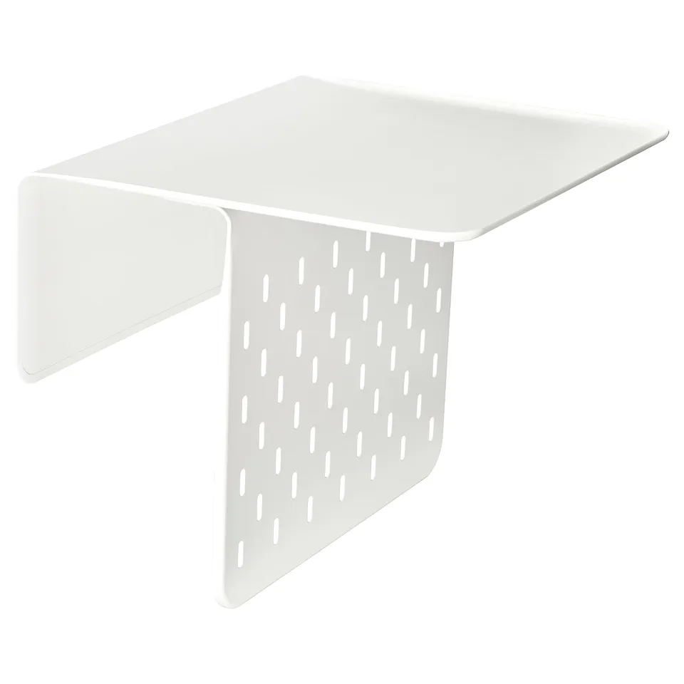 KRAMPHULT Armrest tray, white/metal