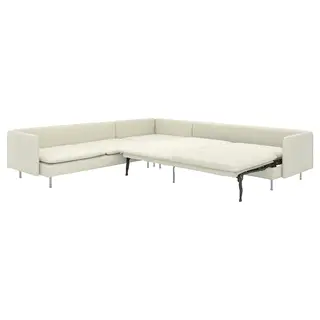SÖDERHAMN corner sofa-bed, 6-seat, Gunnared beige