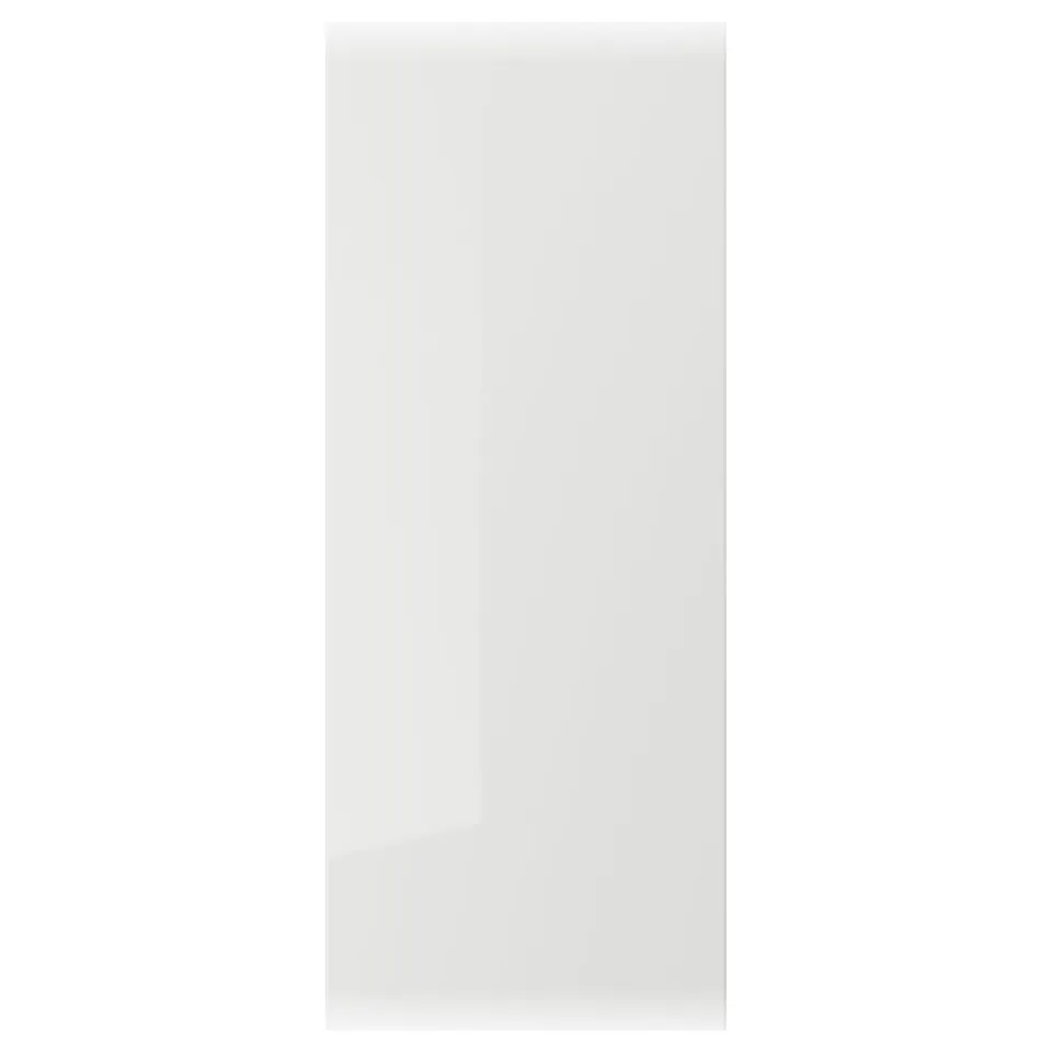 White rectangular kitchen cabinet door with glossy finish.