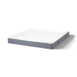 VESTMARKA sprung mattress, firm/light blue, 160x200 cm