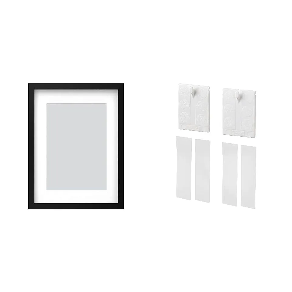 frame + adhesive hook ×2, photo 1