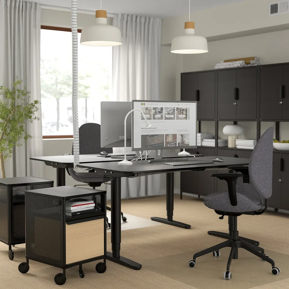 part: HATTEFJÄLL office chair with armrests