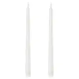 SMÅLOM LED taper candle, battery-operated white, Height 280 mm