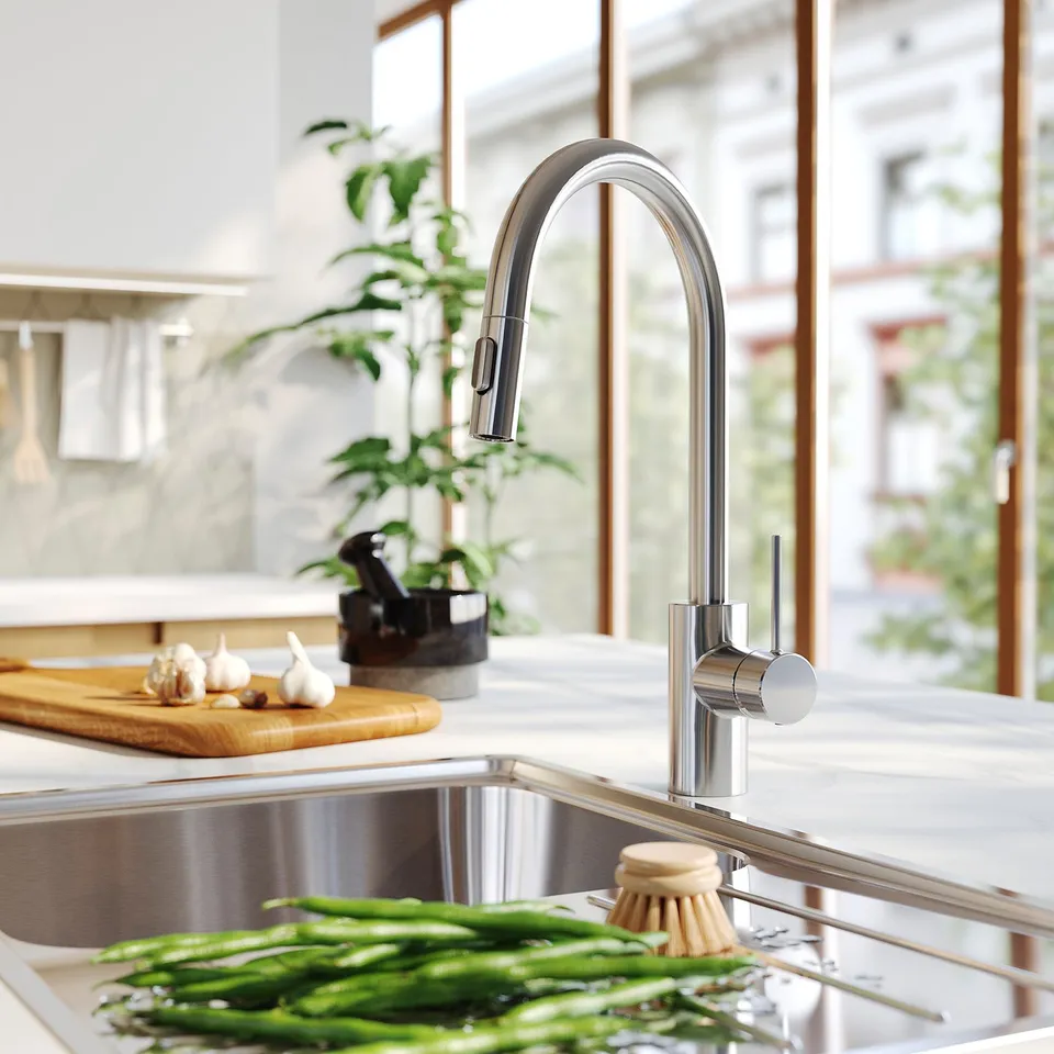 part: SALLSJÖN kitchen mixer tap pull out w spray
