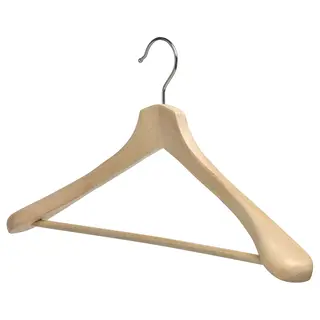 BUMERANG coat-hanger, natural, Width 46 cm