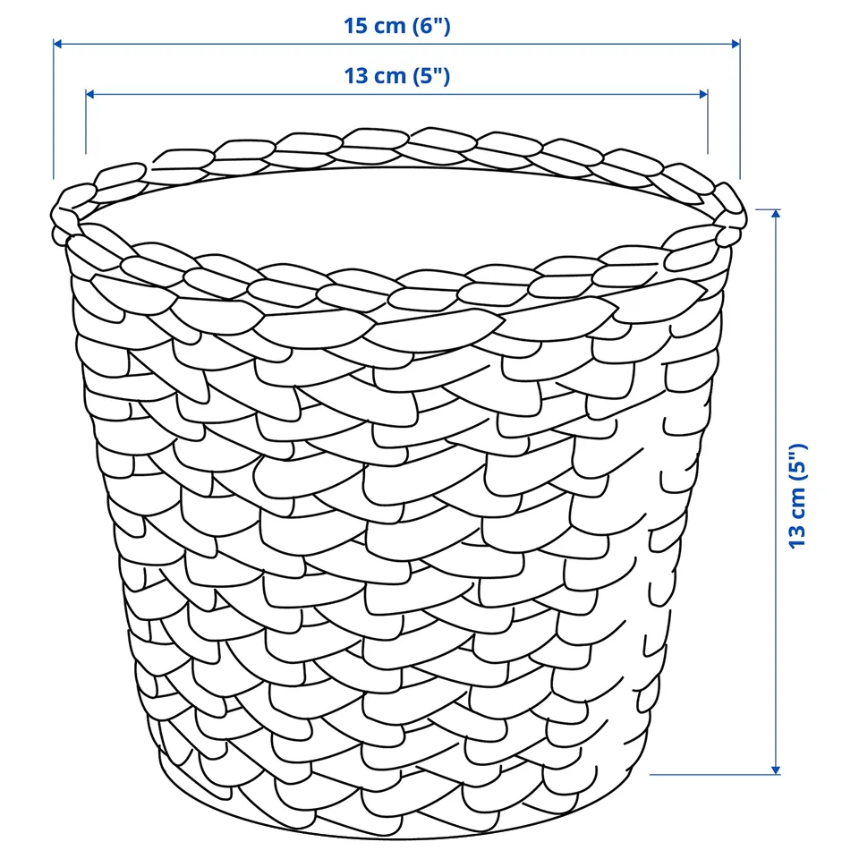 FRIDFULL Plant pot, water hyacinth, 12 cm