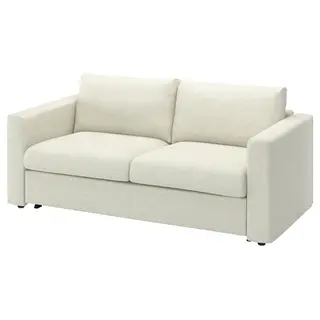 VIMLE 2-seat sofa-bed, Gunnared beige, Width 190 x Depth 98 cm