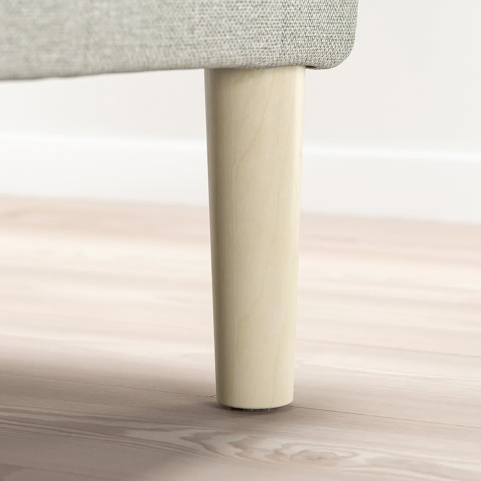 Bed leg support, wood, 20 cm high.