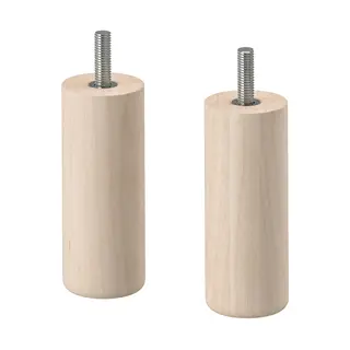 MEJARP leg, birch, 10 cm