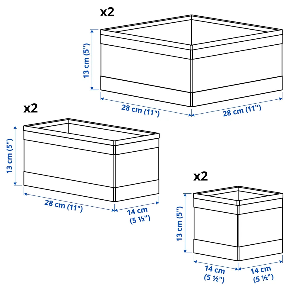 part: SKUBB box, set of 6