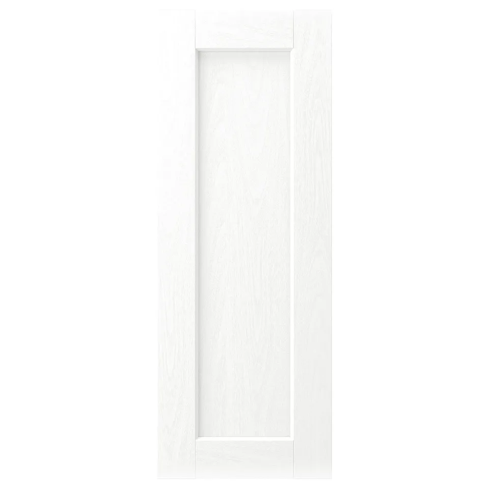 ENKÖPING white cabinet door, rectangular shape, classic design, durable foil surface.
