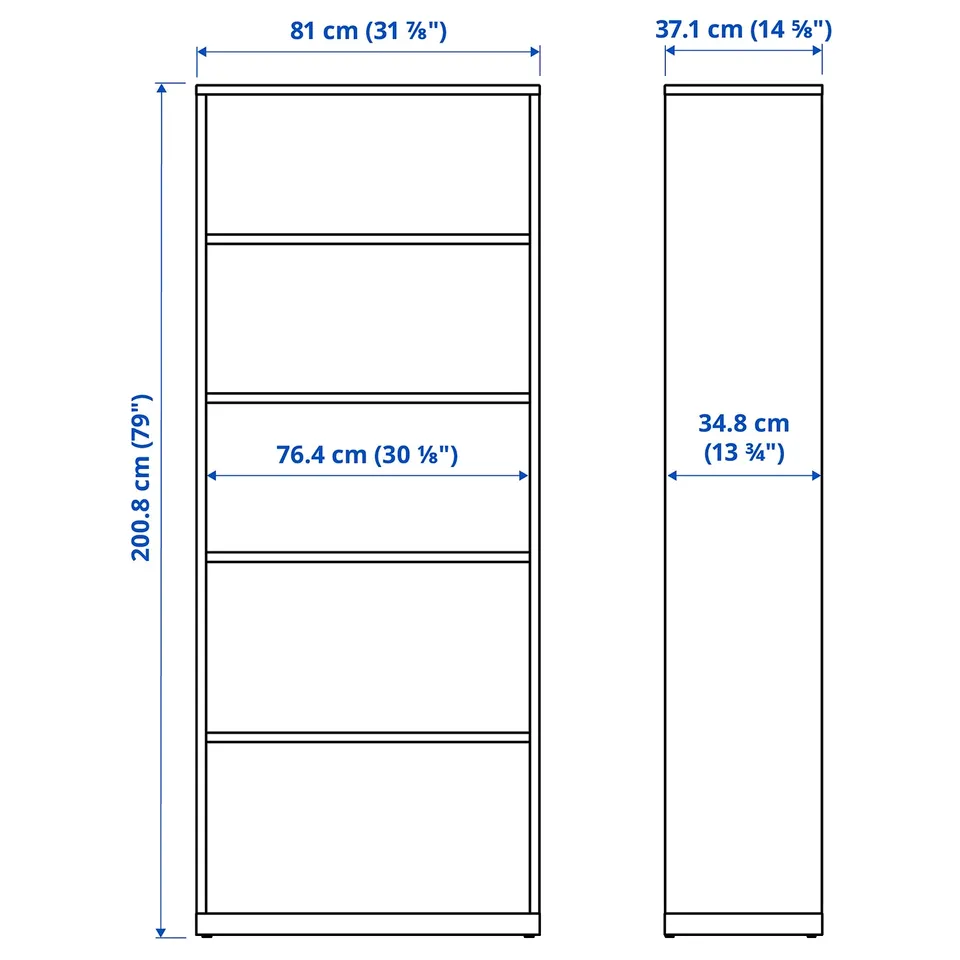 Illustration with measurements for the product: TONSTAD.
