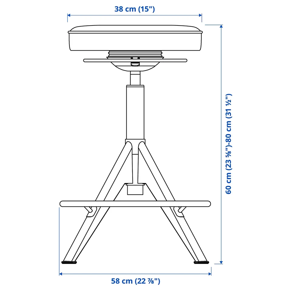 part: TROLLBERGET active sit/stand support