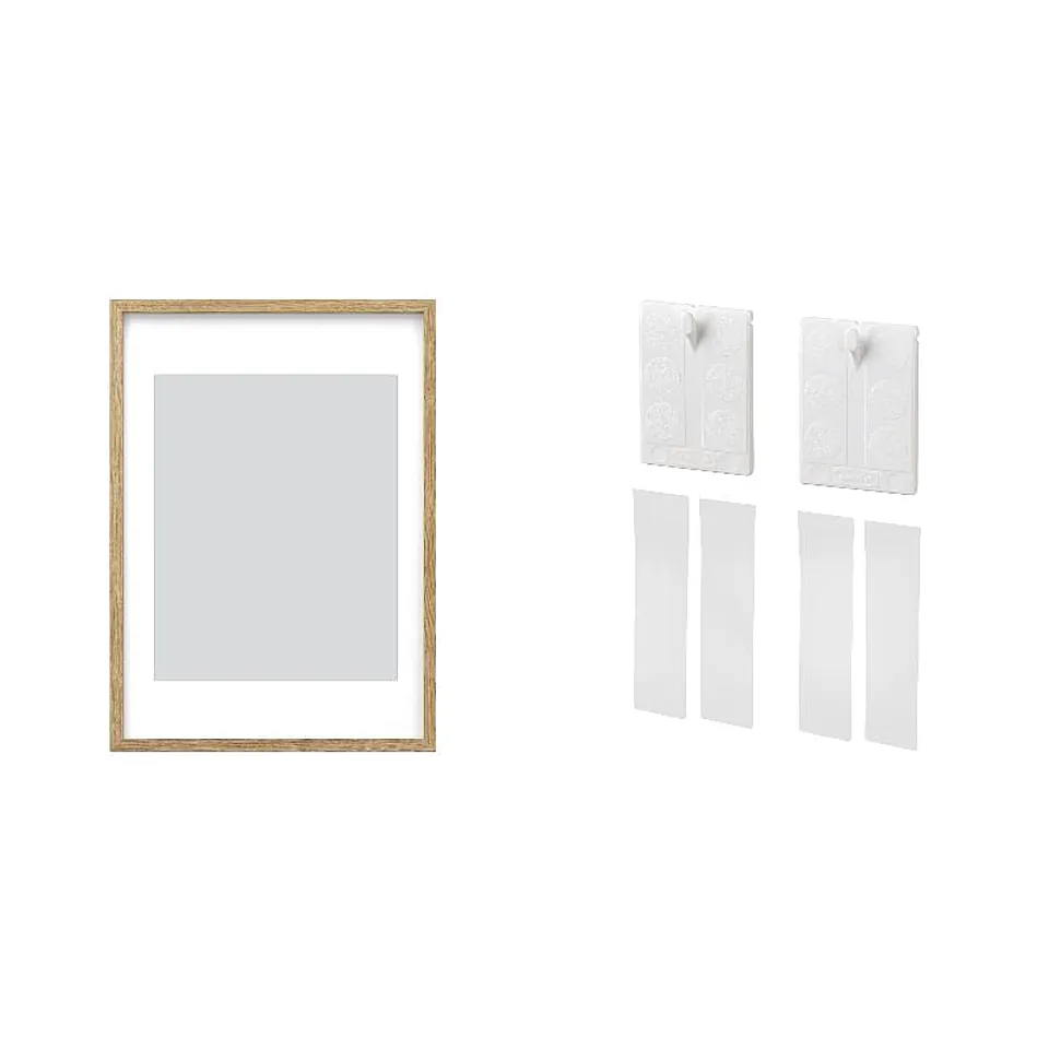 frame + adhesive hook ×2, photo 1