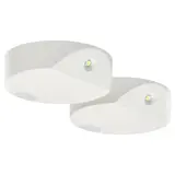 GÖMPYSSLING LED lighting with sensor, white/battery-operated, 7 cm