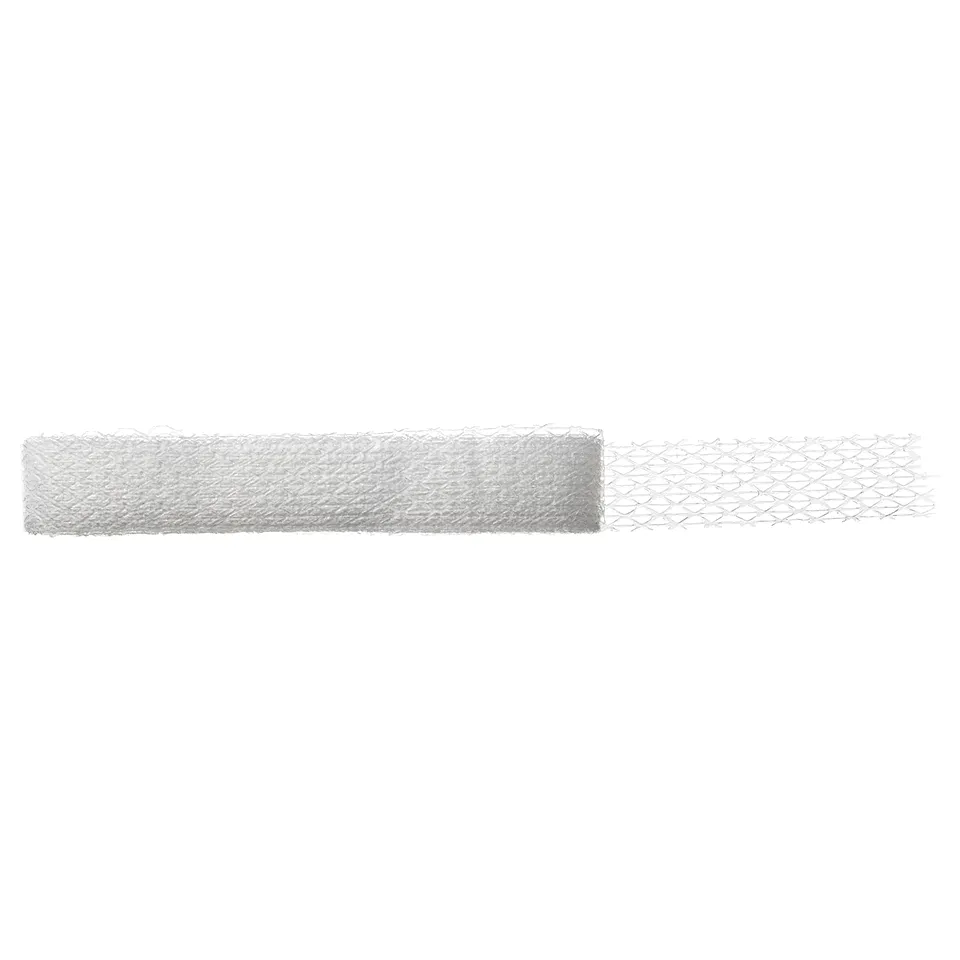 White mesh binding