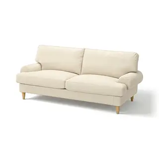 VALNÄS cover for 2-seat sofa, Knäbäck light beige