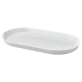 IKEA 365 + serving plate, white, 36x20 cm