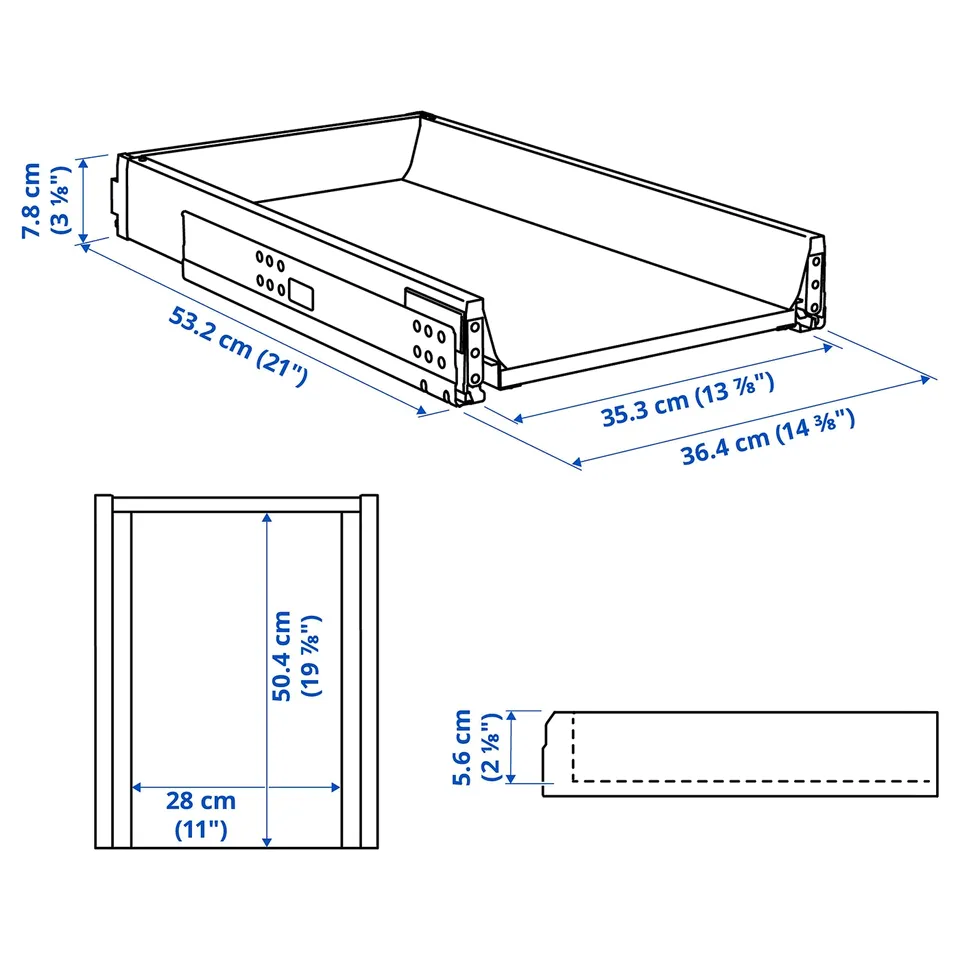 part: MAXIMERA drawer, low