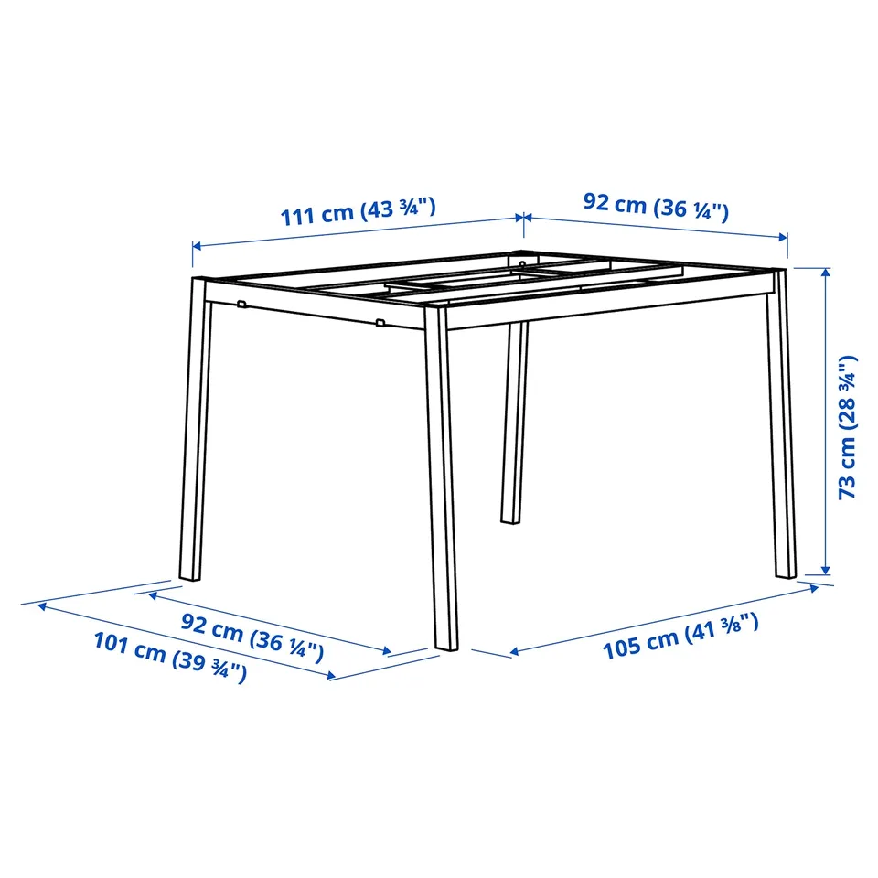 part: MITTZON underframe for conference table