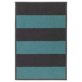 HALSTED door mat, grey/blue, 44x66 cm
