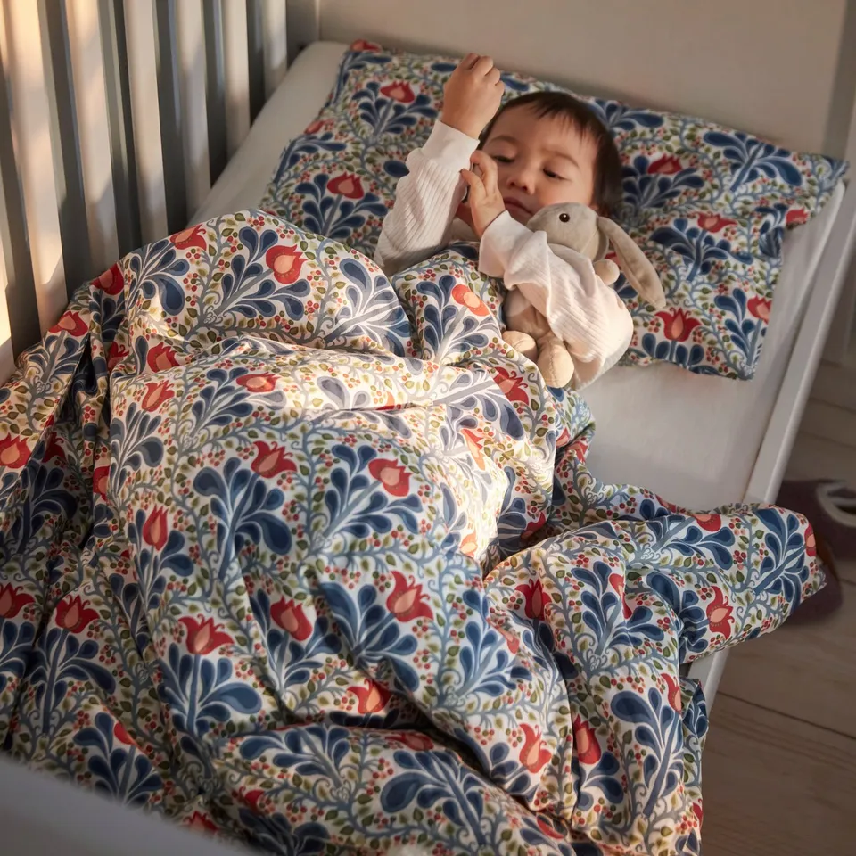 part: SÄTERVIDE duvet cover 1 pillowcase for cot