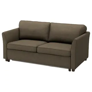EKHOLMA 2-seat sofa-bed, Kilanda grey-brown, Depth 105 x Width 189 cm