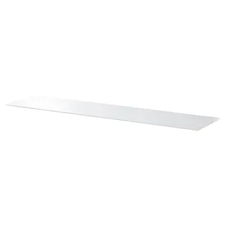 BESTÅ top panel, glass/white, 180x40 cm
